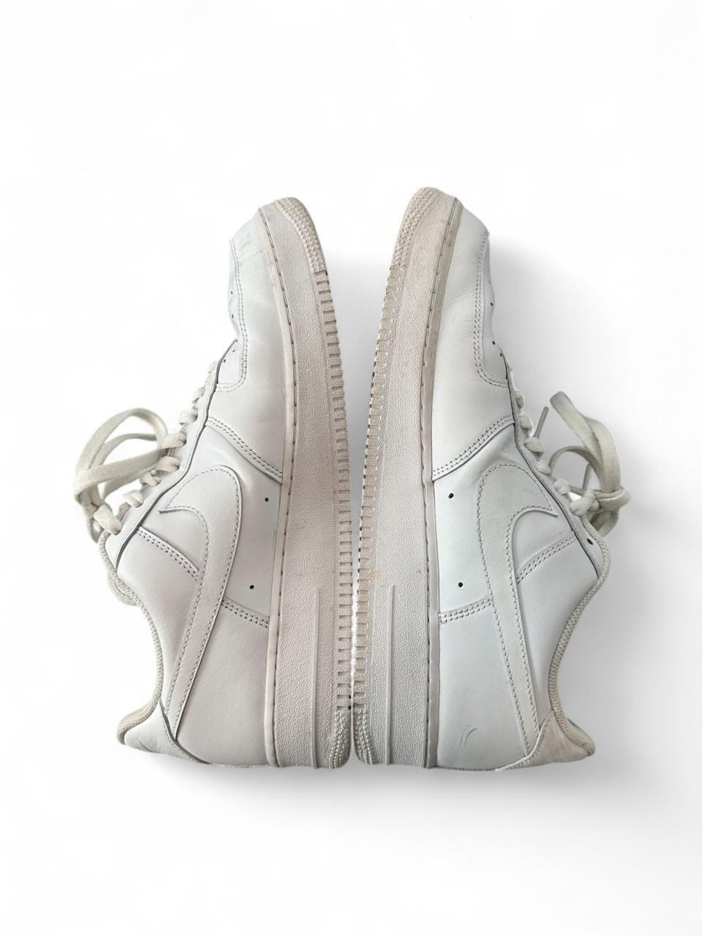 White Nike Air Force 1 sneakers men size 12